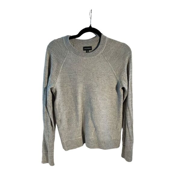 Club Monaco Women’s Gray 100% Wool Long Sleeve Pullover Sweater Size Small - Picture 1 of 12
